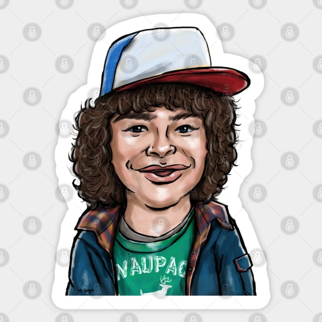 Strange Things Dustin Sticker by mcillustrator